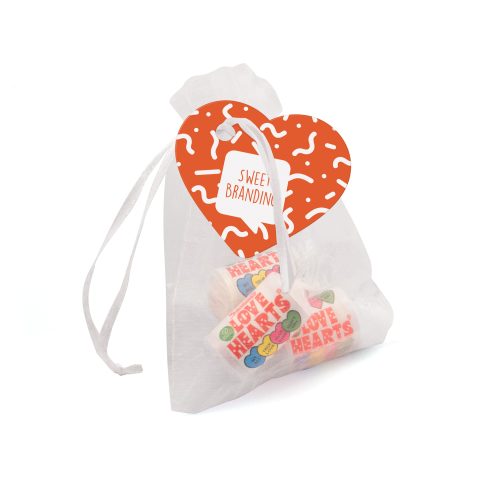 Eco Range - Organza Bag - Love Hearts®